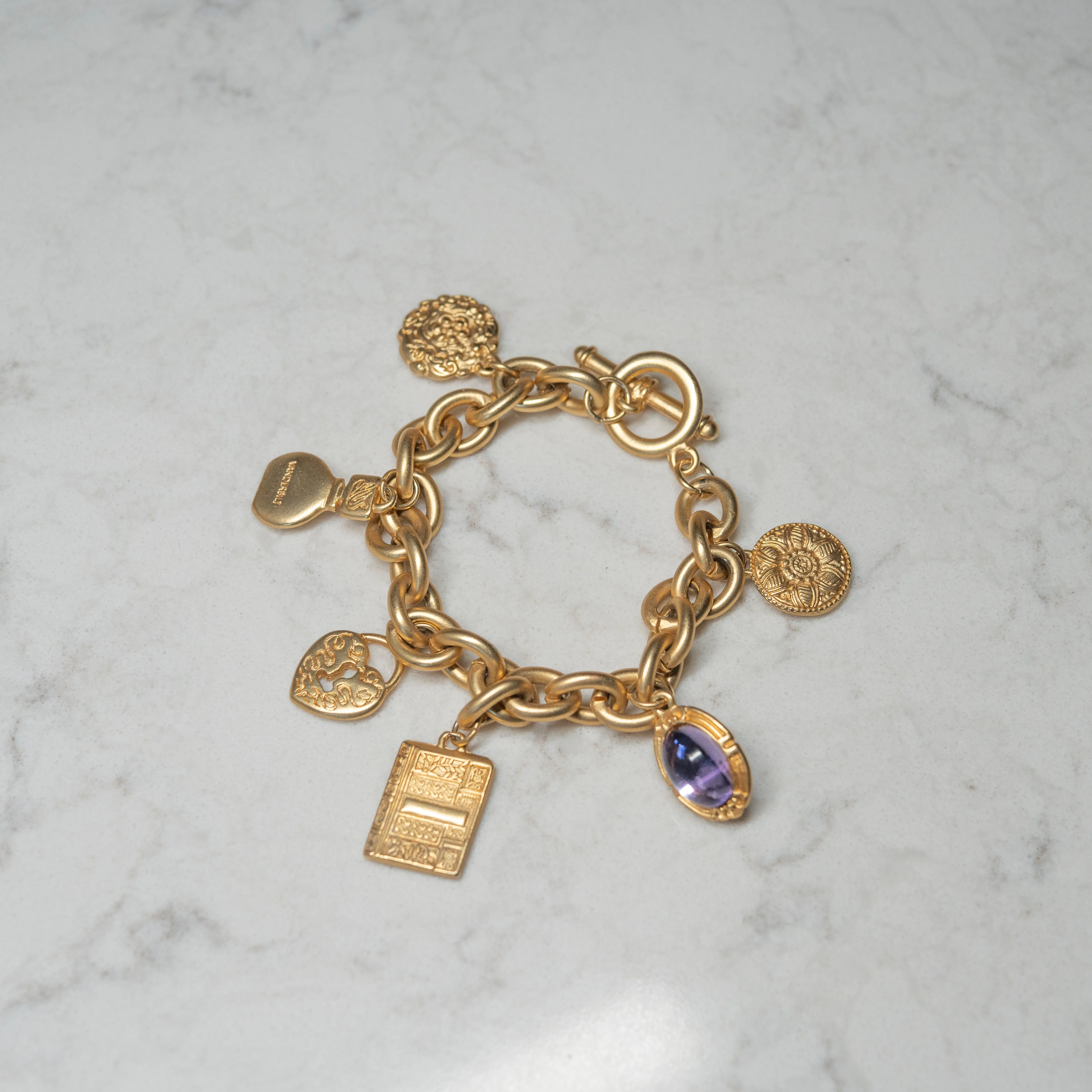 J'adore Beddor Vintage Gold Charm Bracelets