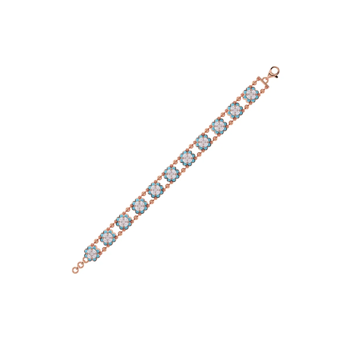 Latest Floral Style Loose Bracelet For Her