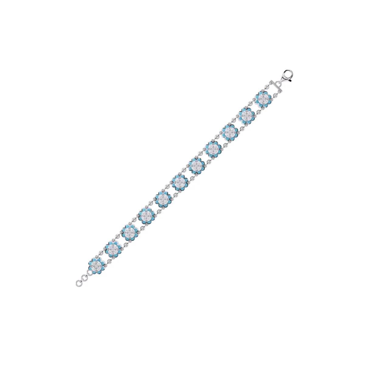 Latest Floral Style Loose Bracelet For Her