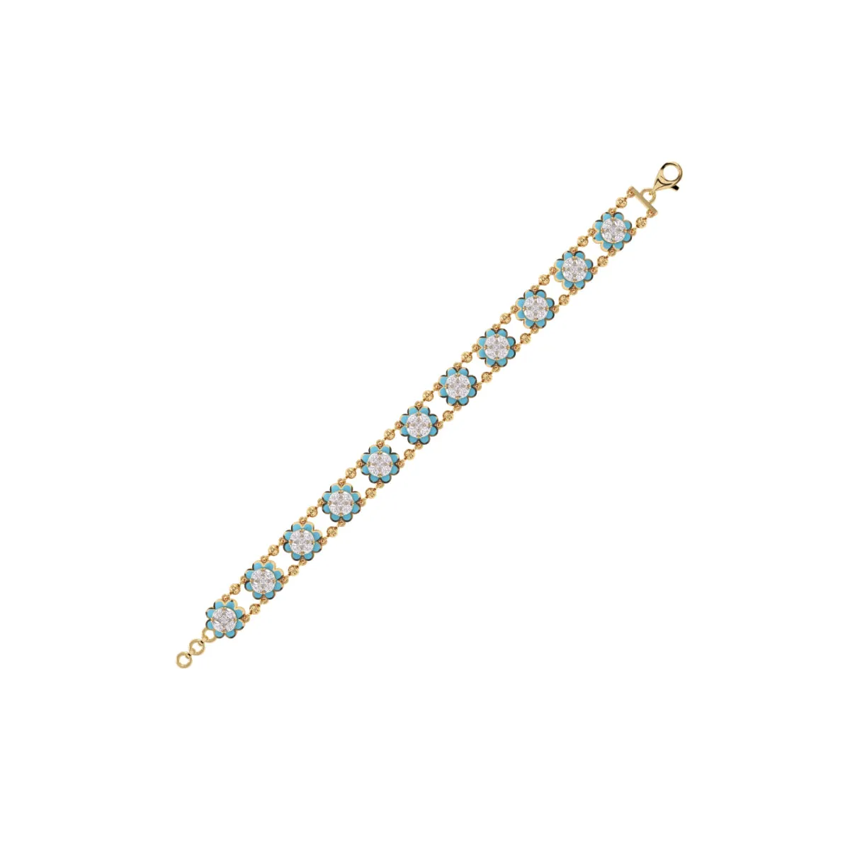 Latest Floral Style Loose Bracelet For Her