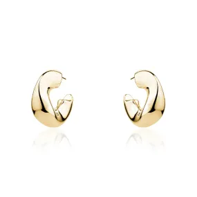 LimLim Accessories - Large Smash Gold Earrings