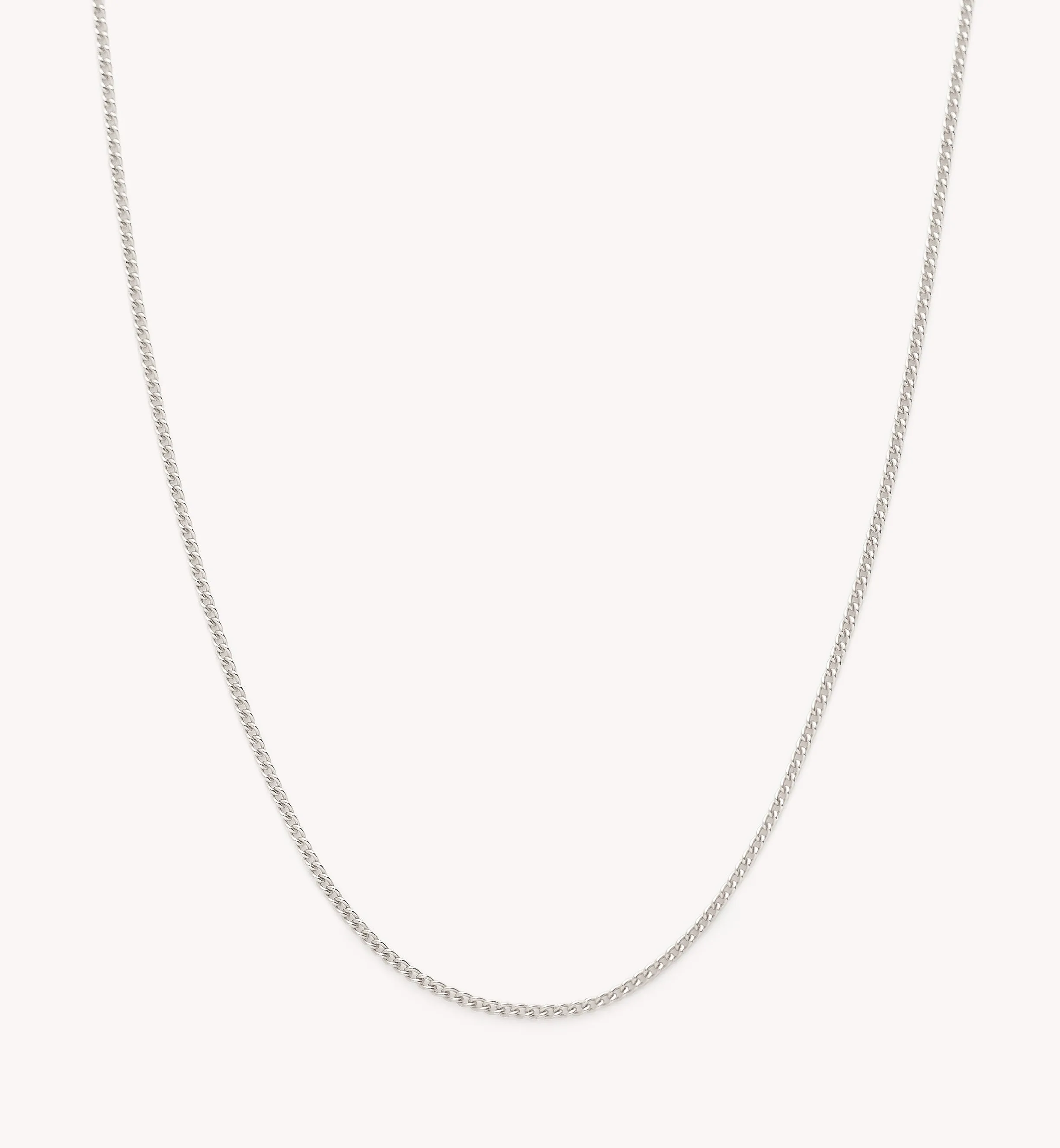 Linda Fine Curb Chain Necklace