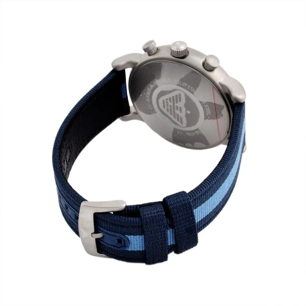 Luigi Navy Blue Dial Men's Chronograph Watch AR1949