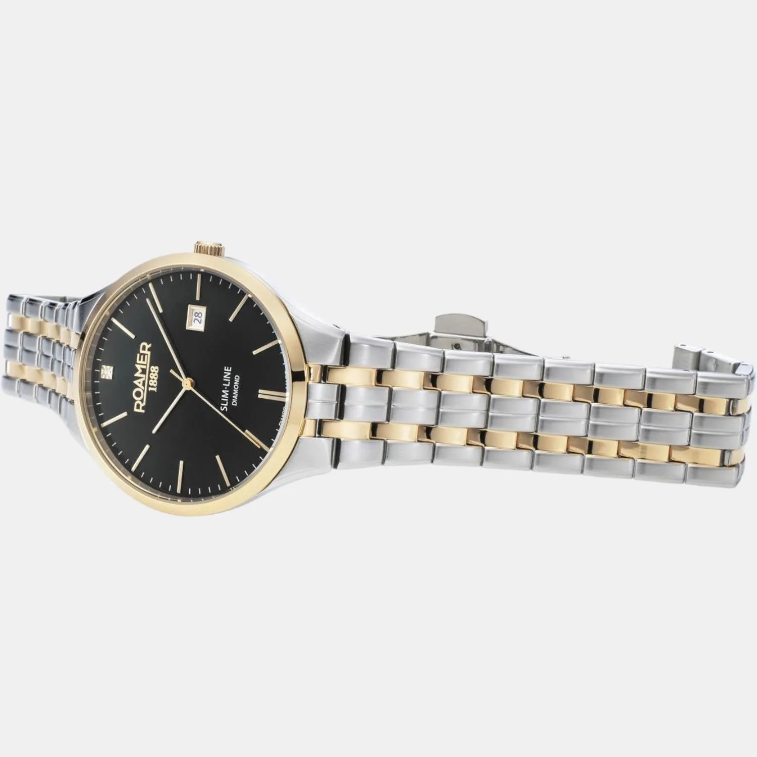 Men's Black Analog Stainless Steel Automatic Watch 864833 47 85 50