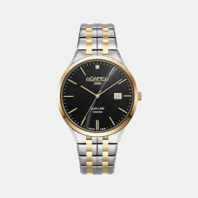 Men's Black Analog Stainless Steel Automatic Watch 864833 47 85 50