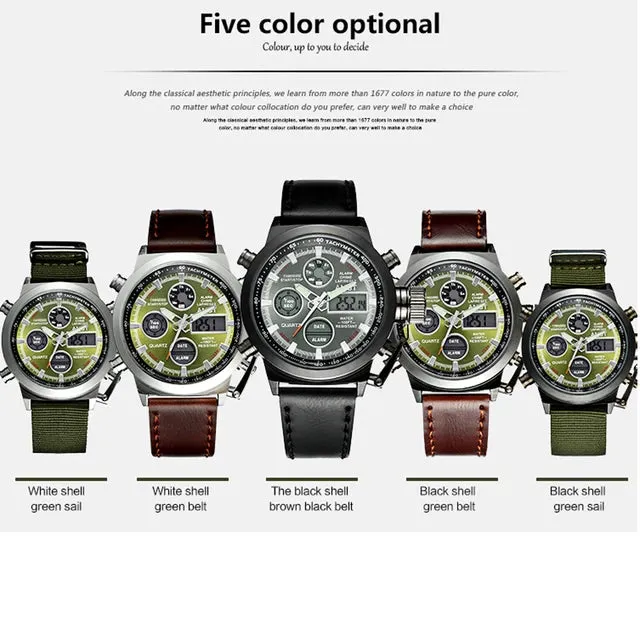 Mens Watches Men Analog Digital Dual Display Watches - S4682224