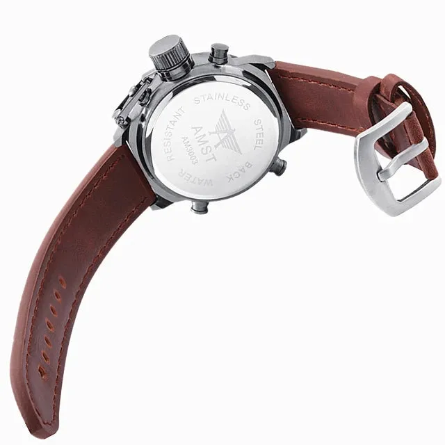 Mens Watches Men Analog Digital Dual Display Watches - S4682224