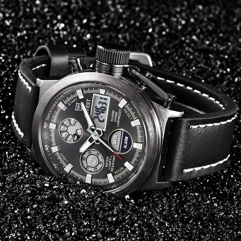 Mens Watches Men Analog Digital Dual Display Watches - S4682224