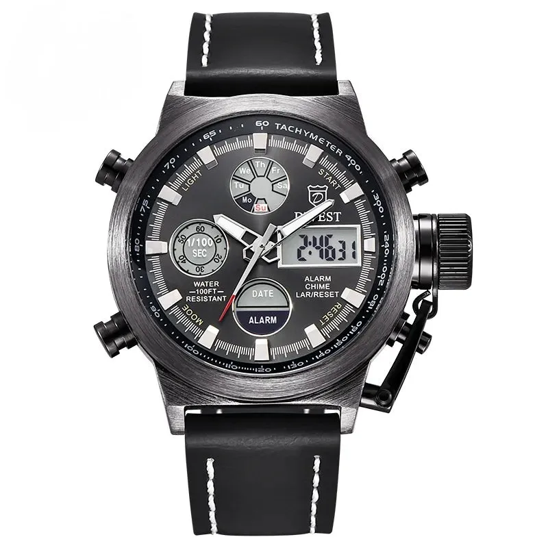 Mens Watches Men Analog Digital Dual Display Watches - S4682224