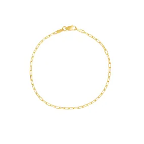 Mini Paperclip Chain Bracelet