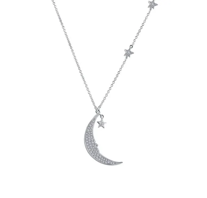 Moon & Star Necklace