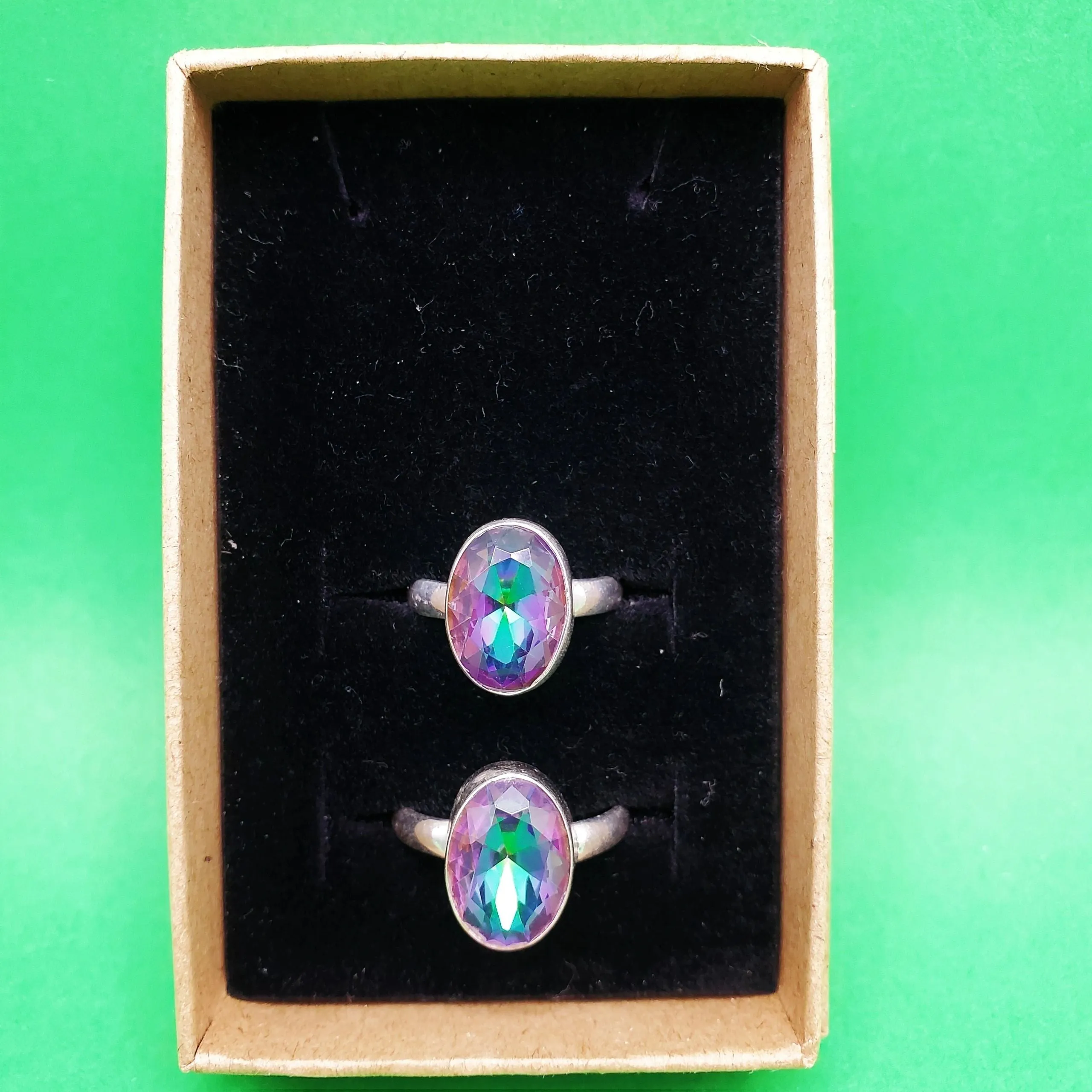 Mystic Topaz Rings | Healing, good luck, fortune, positive energy