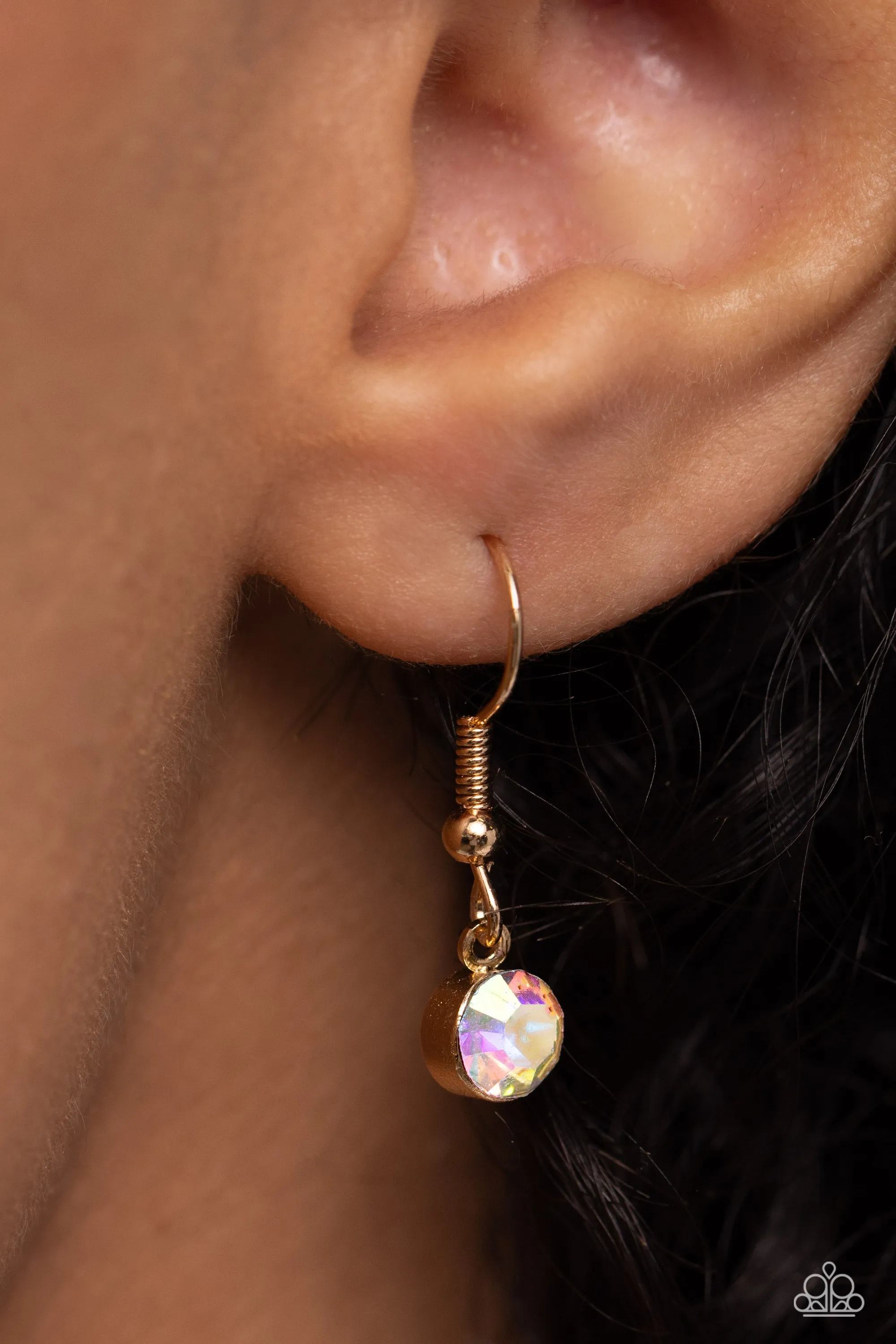 Necklaces Gleaming Gala - Gold N034