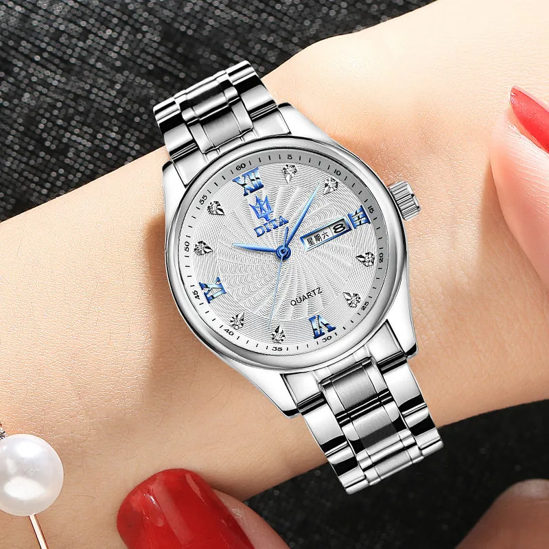 New Couple Models A Pair Of Watches Women's Watches Waterproof Watches