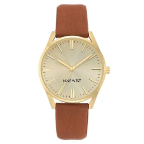 Nine West Gold Dial Analog Watch For -  Ladies NW-1994CHHY