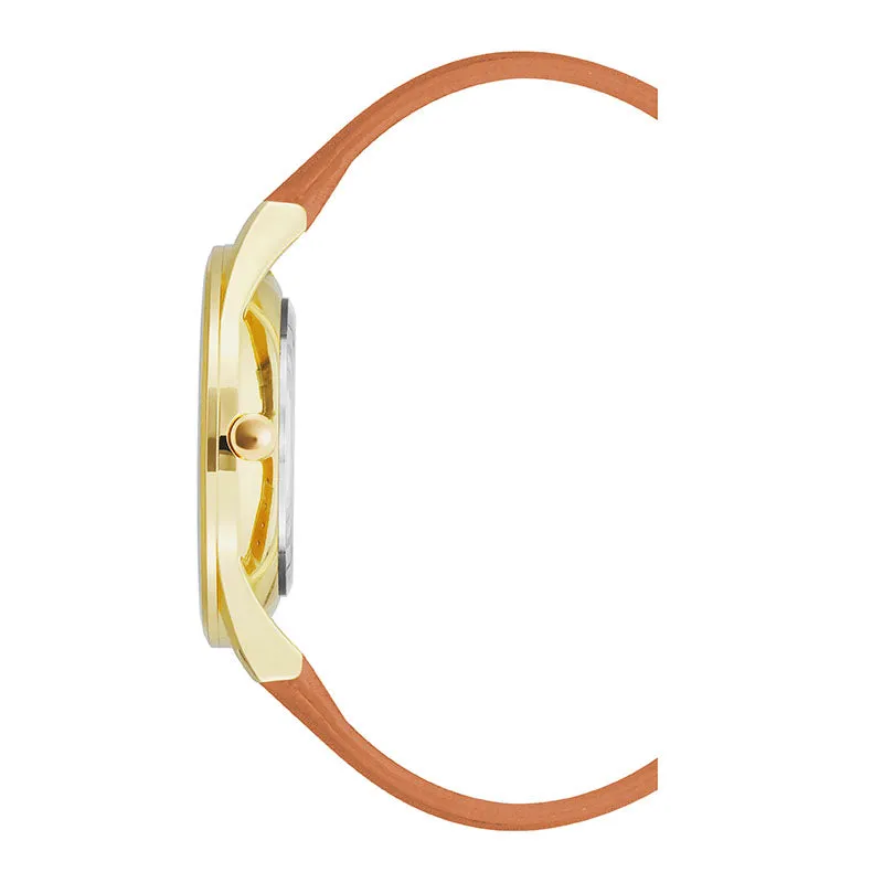 Nine West Gold Dial Analog Watch For -  Ladies NW-1994CHHY
