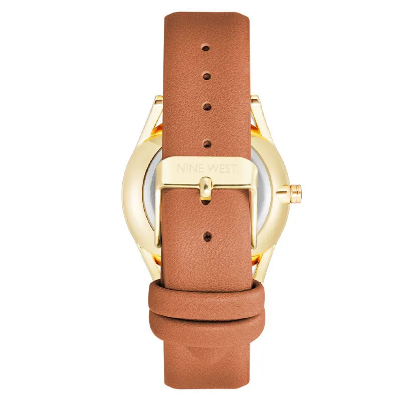 Nine West Gold Dial Analog Watch For -  Ladies NW-1994CHHY