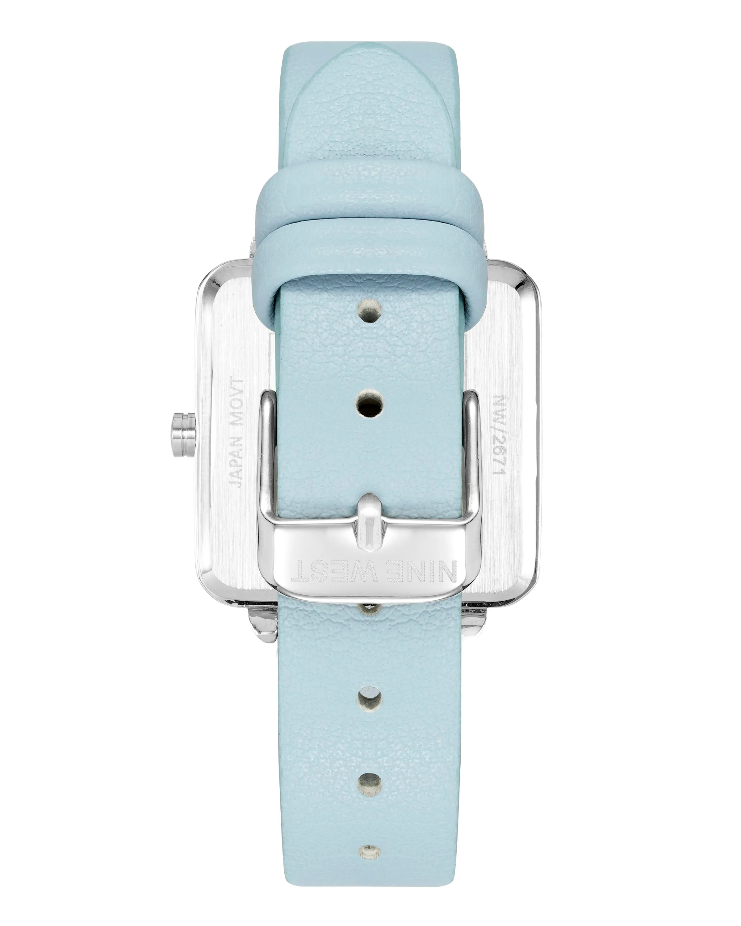 Nine West Silver Dial Analog Watch For -  Ladies NW-2671SVLB