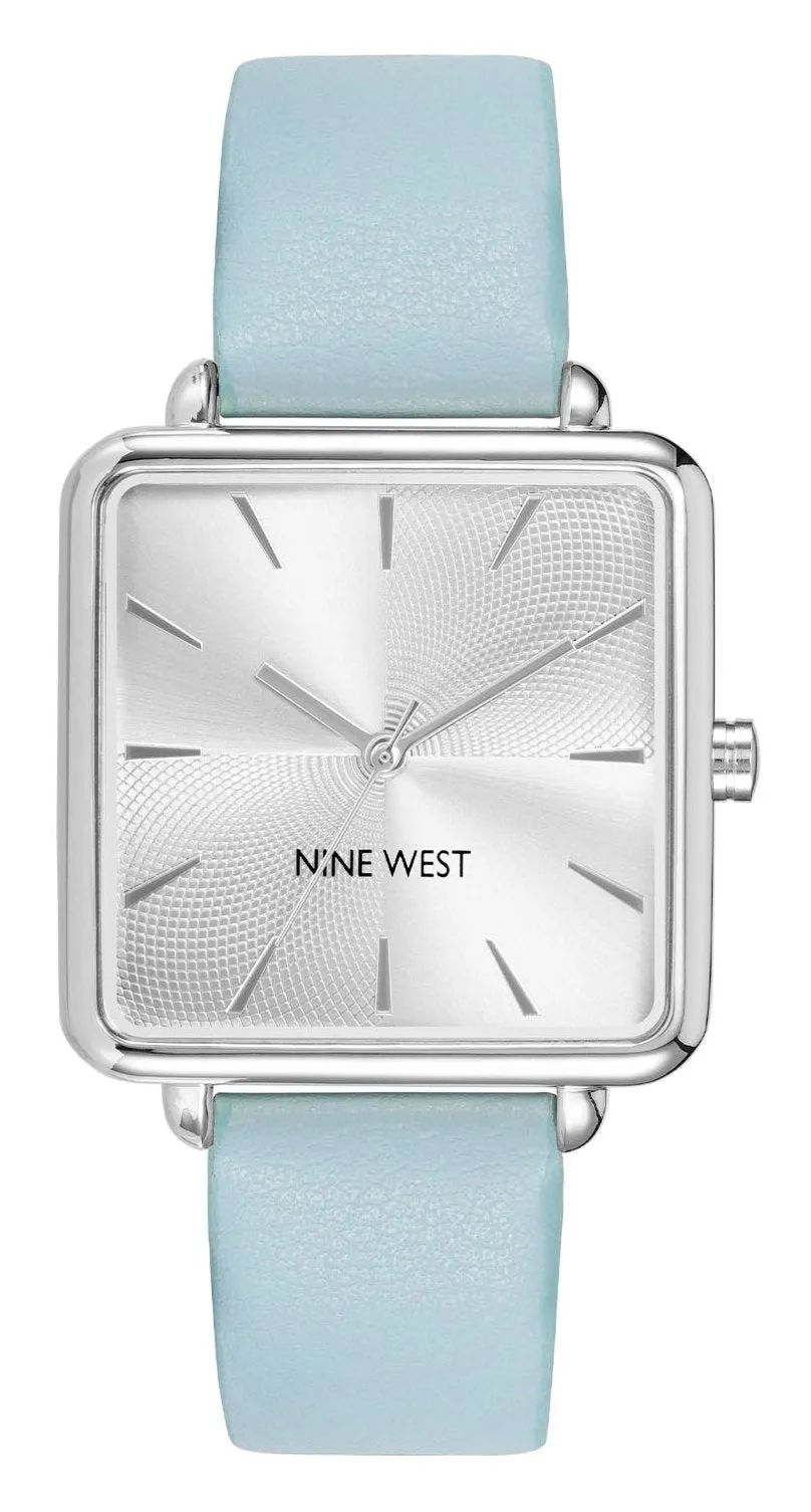 Nine West Silver Dial Analog Watch For -  Ladies NW-2671SVLB