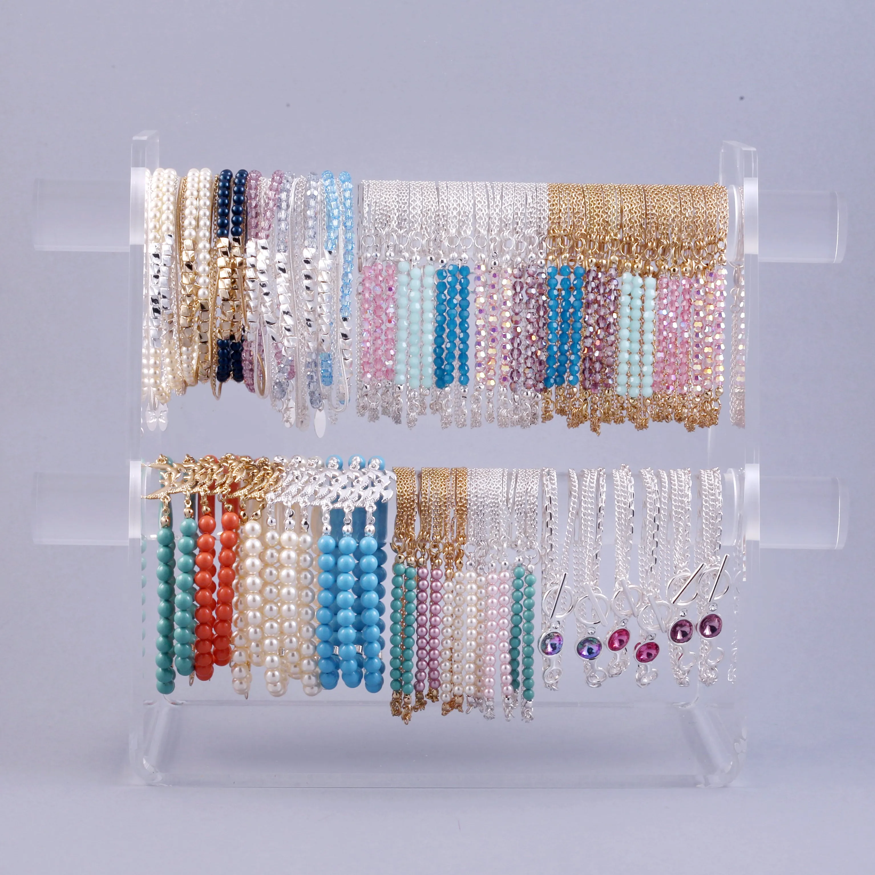 Pearl Bead Bracelet Gold & Jade
