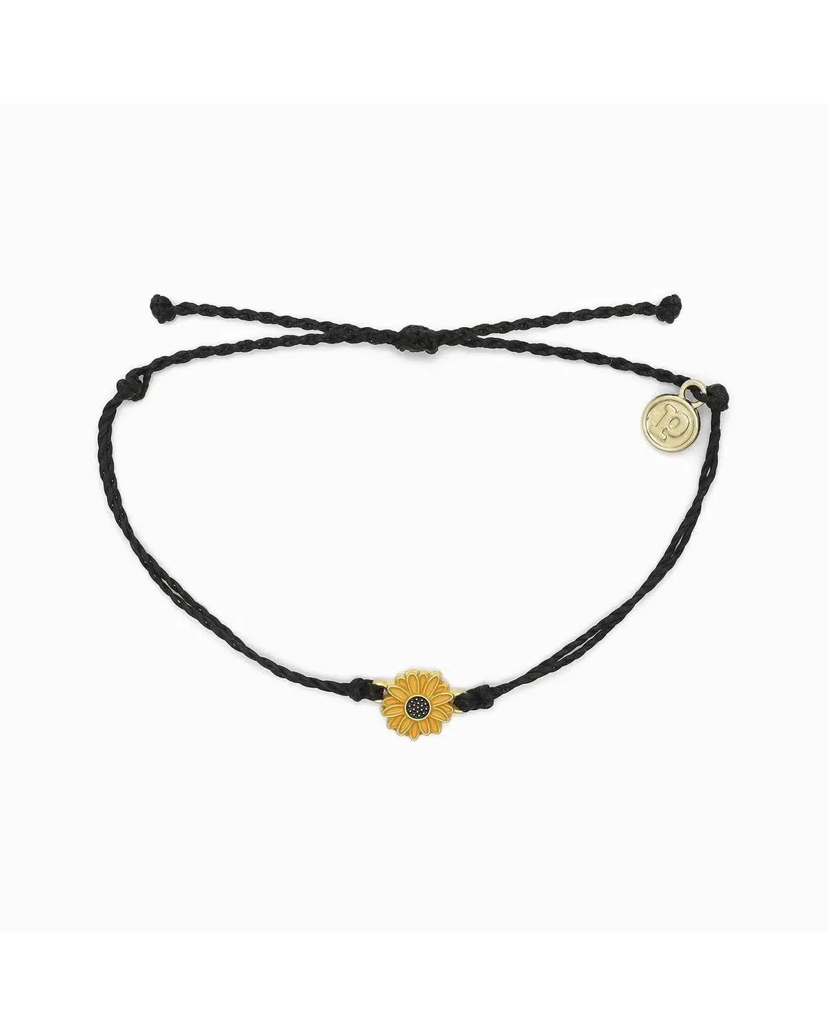 Pura Vida Enamel Sunflower Gold Bracelet