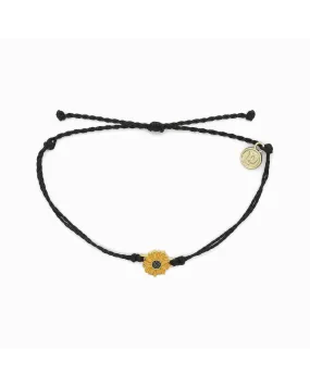 Pura Vida Enamel Sunflower Gold Bracelet