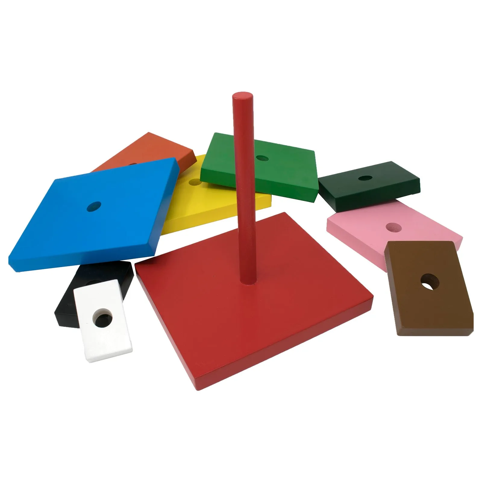 Rainbow Stacker Square (10 Pcs)
