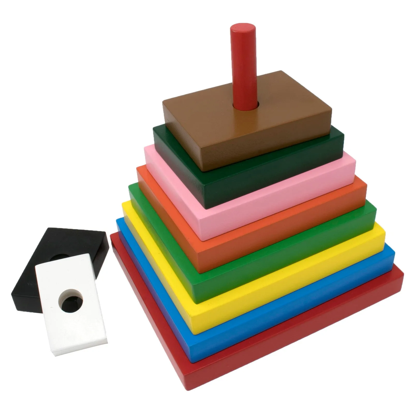 Rainbow Stacker Square (10 Pcs)