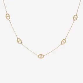 Sailor Mini Necklace 18" | 9ct Gold