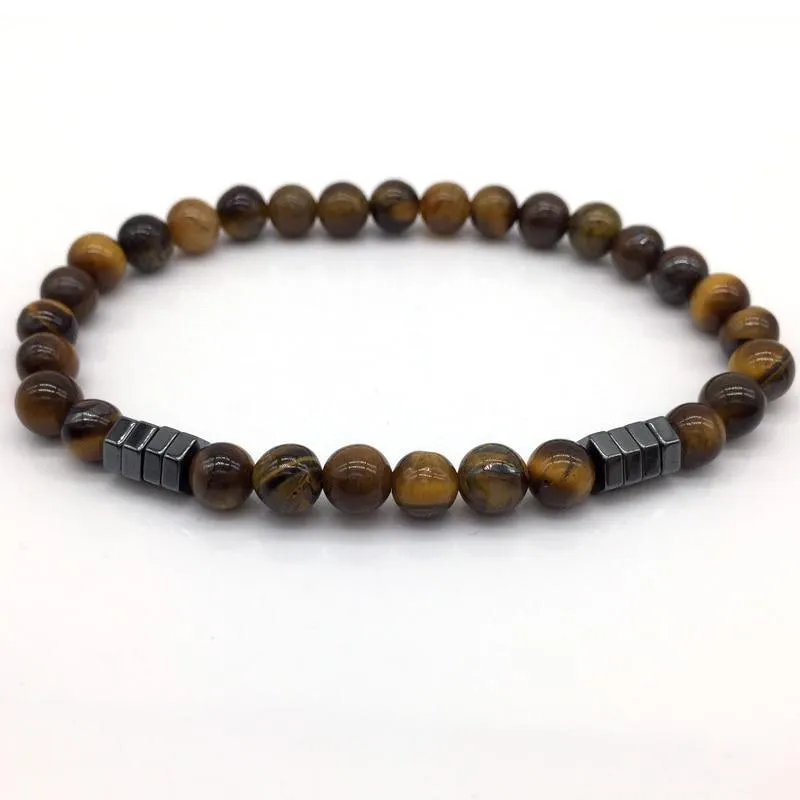 Simple Classic Beaded Men Bracelets