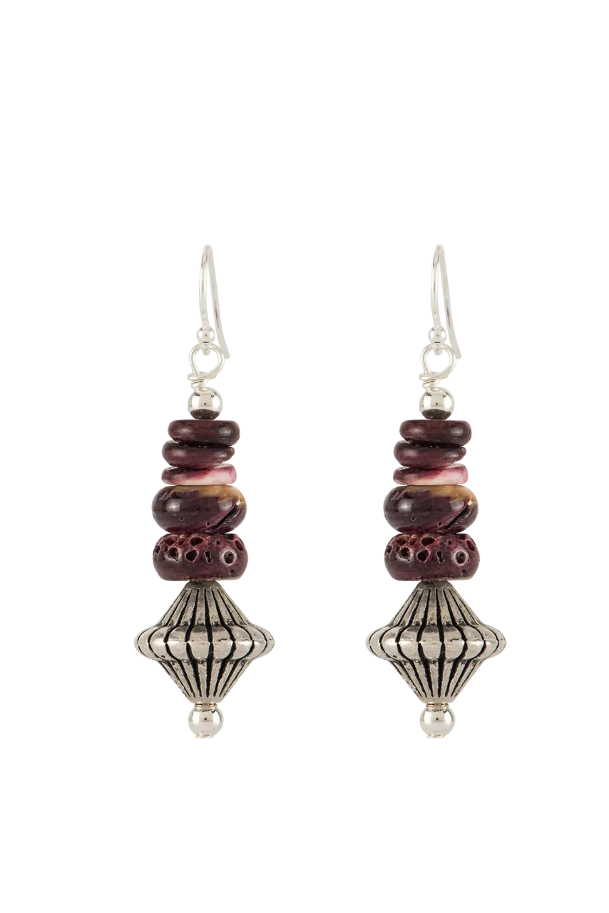 Sweet Tea Jewelry Purple Oyster Set