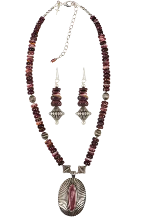 Sweet Tea Jewelry Purple Oyster Set