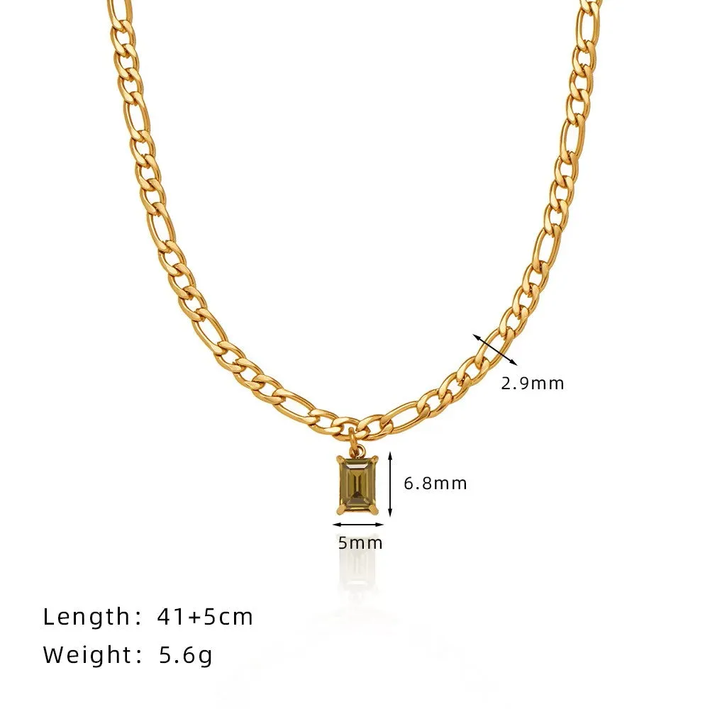 Tory Olive Necklace