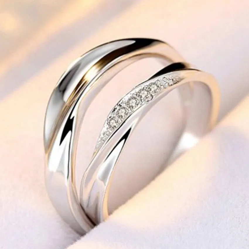Trendy Couple Rings - Simple & Elegant