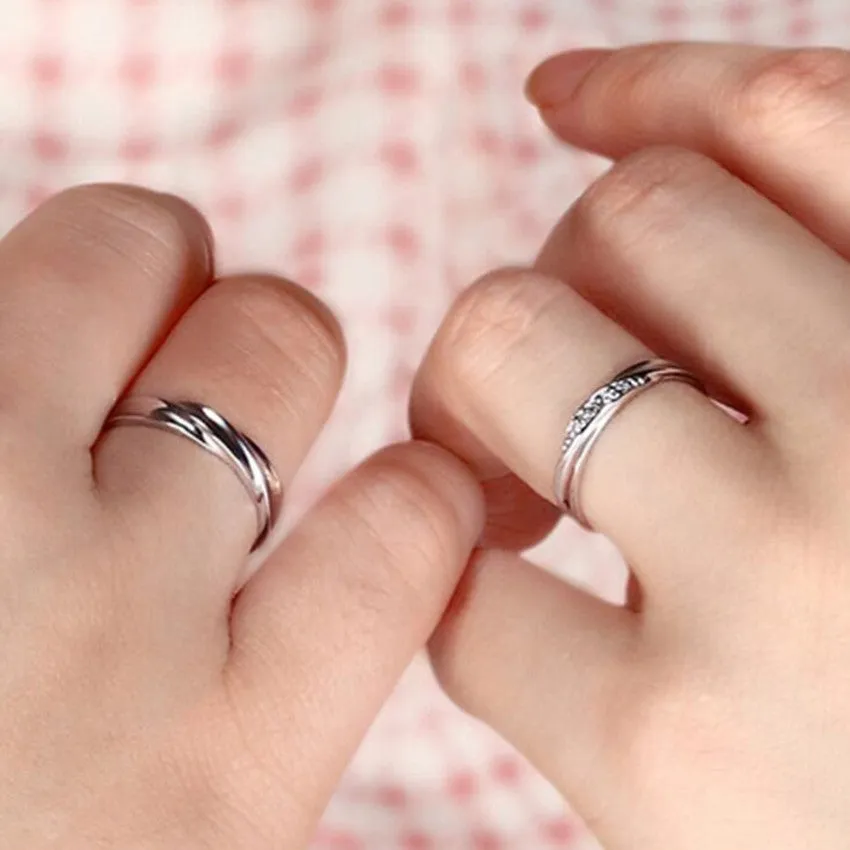 Trendy Couple Rings - Simple & Elegant