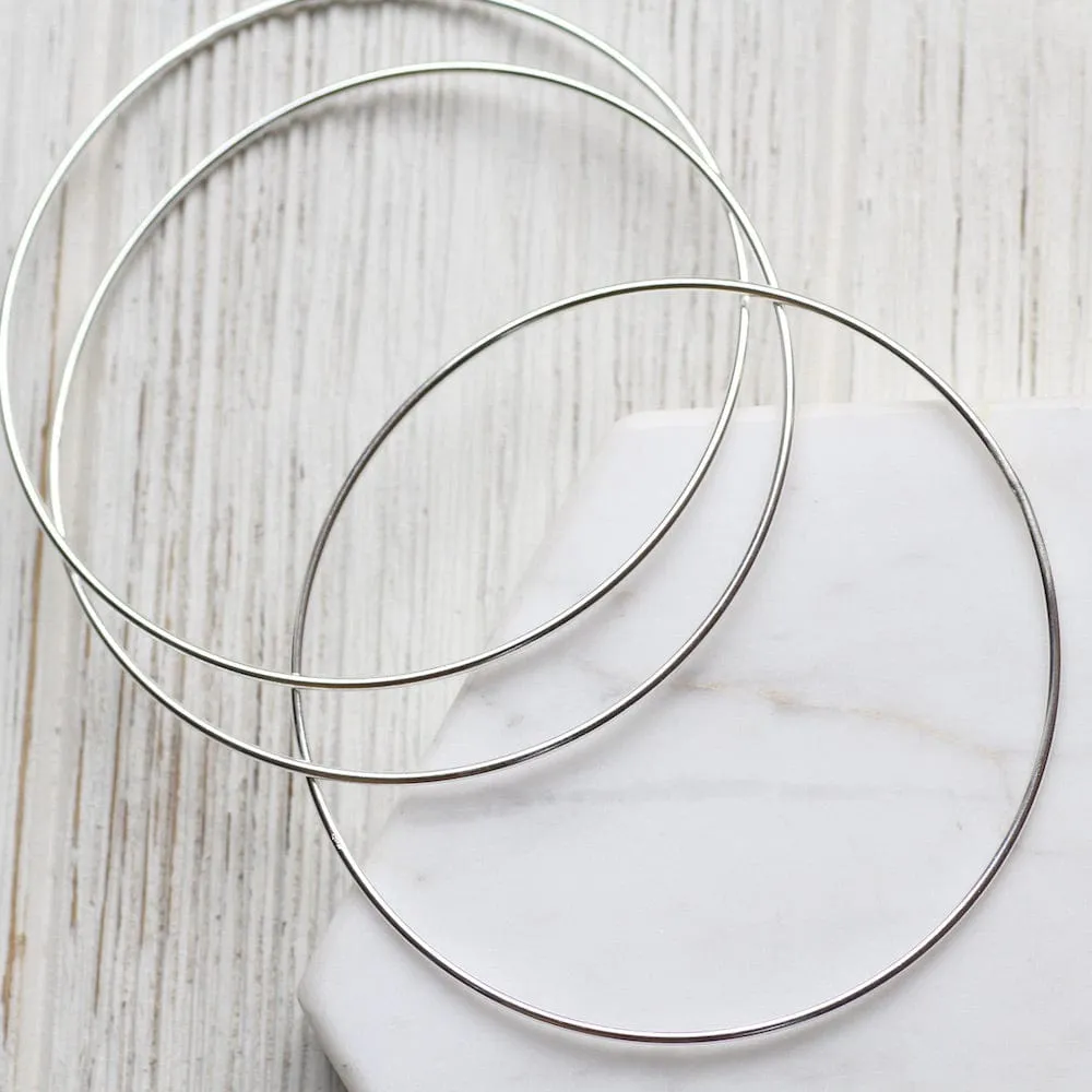 Triple Whisper Wire Bangle