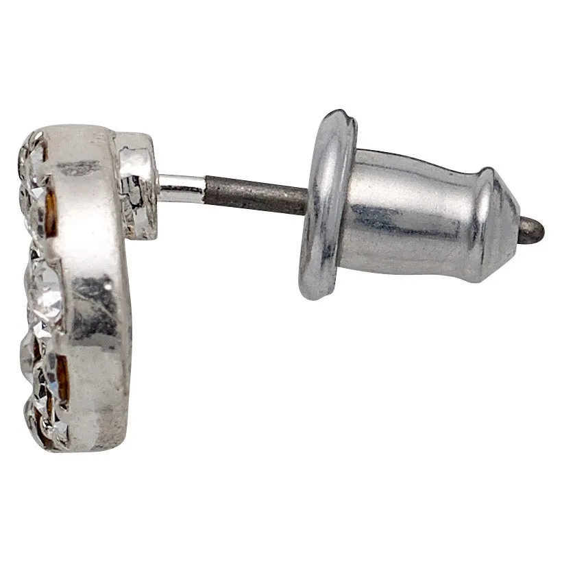 VICTORIA crystal earrings silver-plated