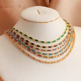 Wholesale Colorful Zircon Necklaces Necklaces
