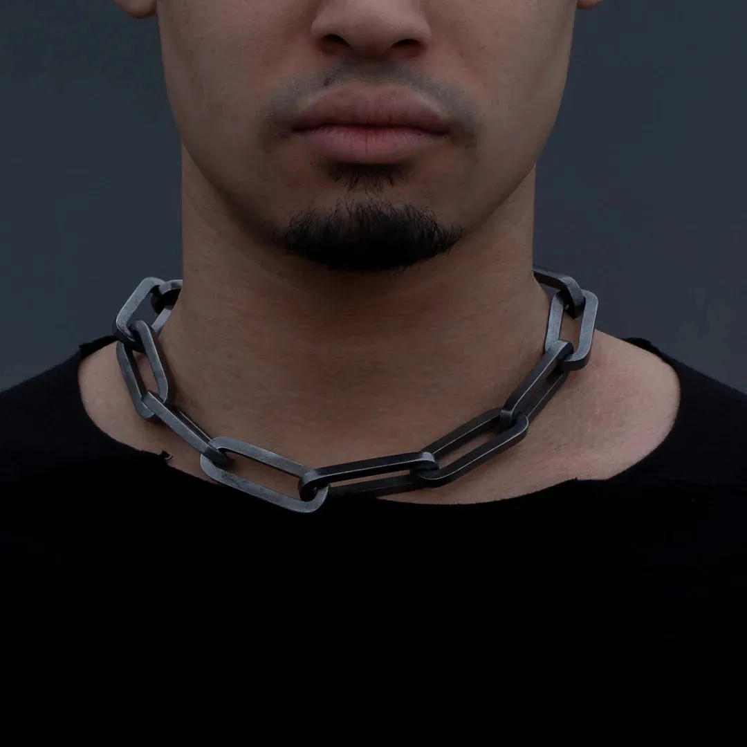 XL CHAIN LINK NECKLACE | 925 STERLING SILVER