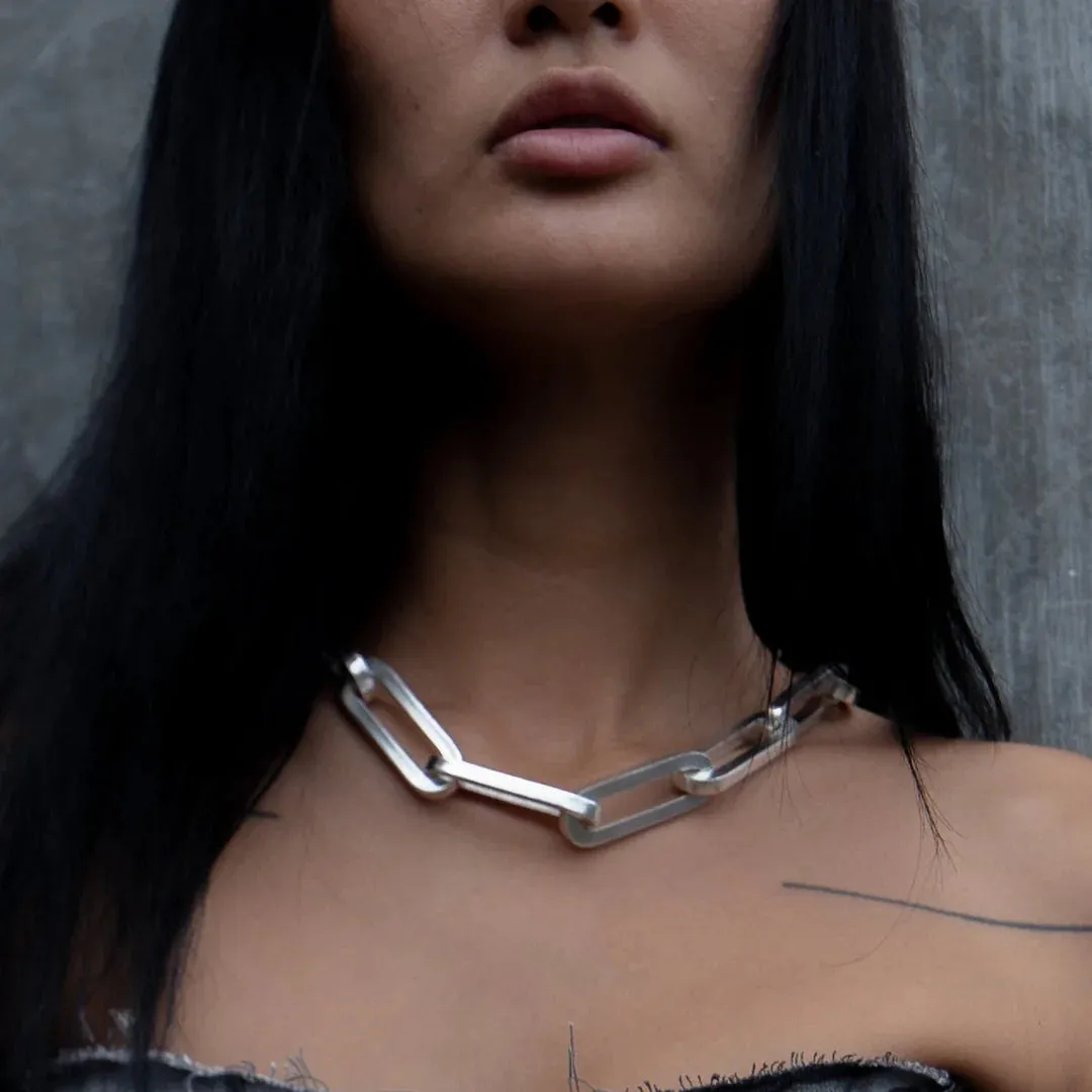 XL CHAIN LINK NECKLACE | 925 STERLING