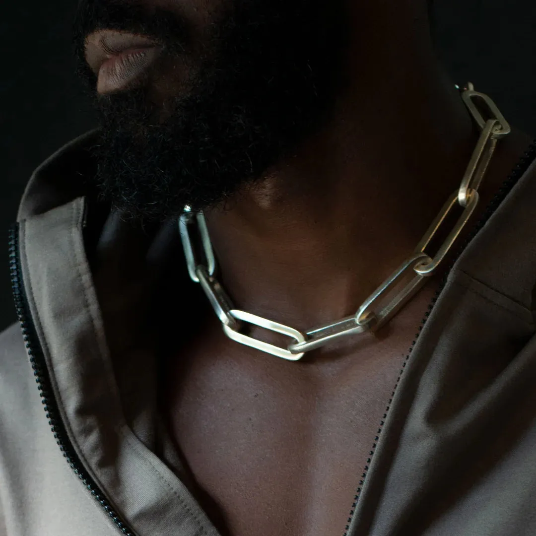 XL CHAIN LINK NECKLACE | 925 STERLING
