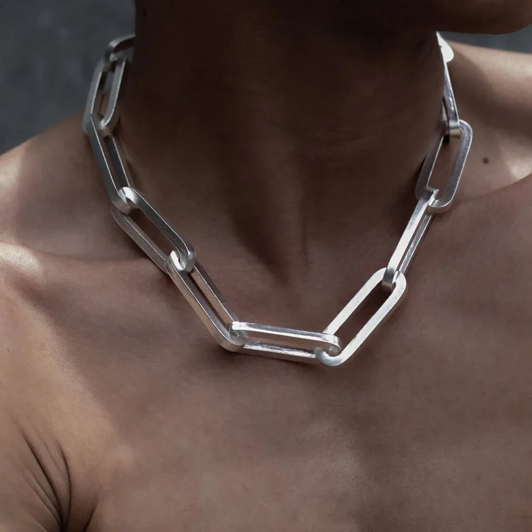 XL CHAIN LINK NECKLACE | 925 STERLING