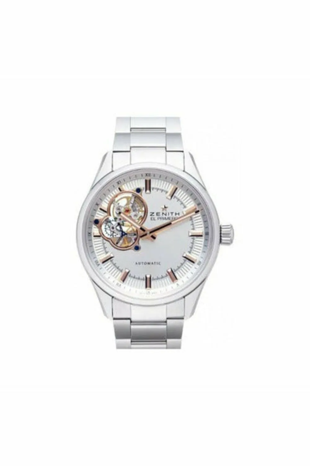 zenith el primero synopsis 40mm stainless steel men's watch